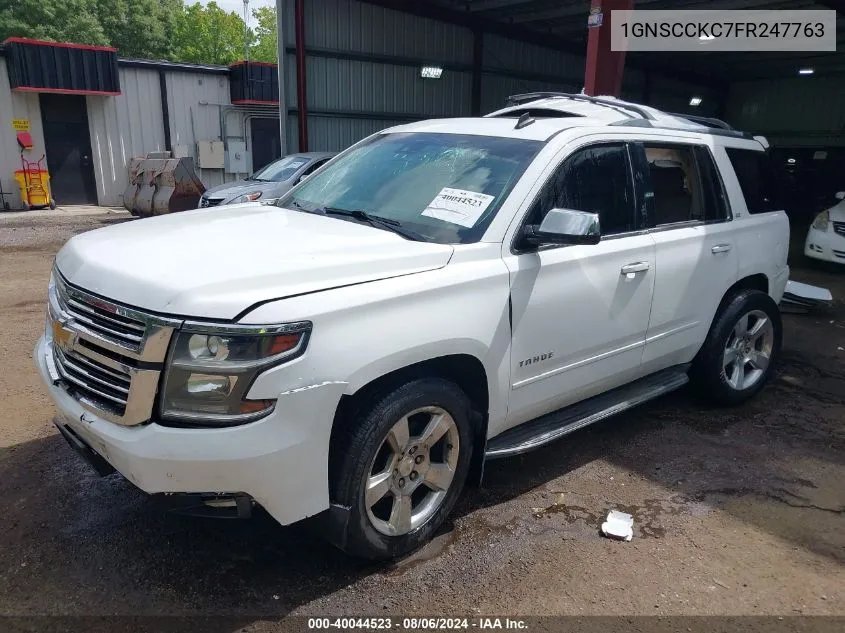 1GNSCCKC7FR247763 2015 Chevrolet Tahoe Ltz