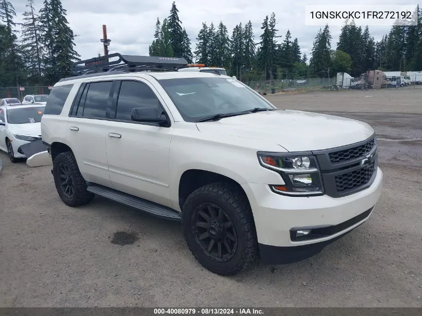 2015 Chevrolet Tahoe Ltz VIN: 1GNSKCKC1FR272192 Lot: 40080979