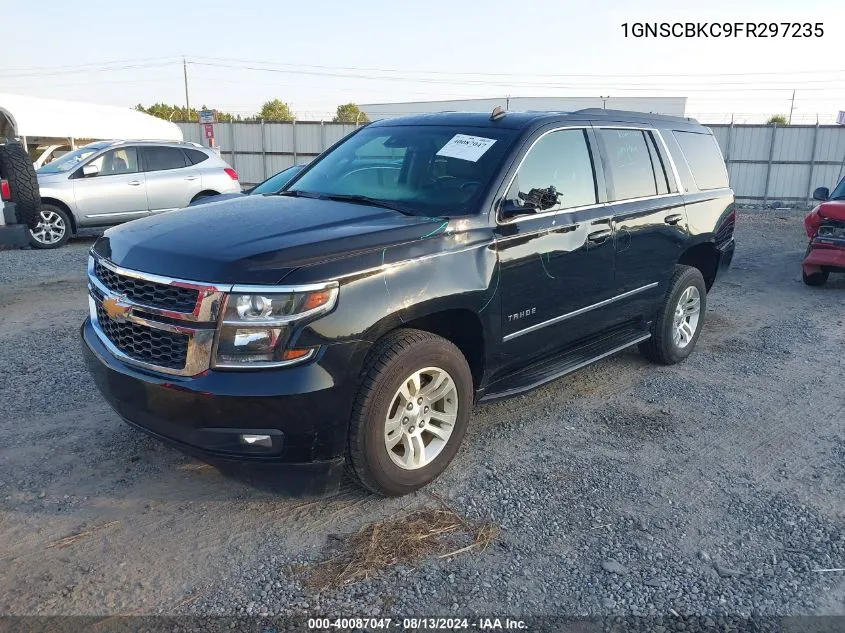 2015 Chevrolet Tahoe Lt VIN: 1GNSCBKC9FR297235 Lot: 40087047