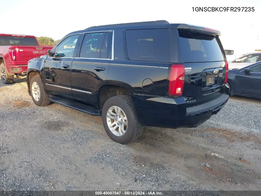 2015 Chevrolet Tahoe Lt VIN: 1GNSCBKC9FR297235 Lot: 40087047