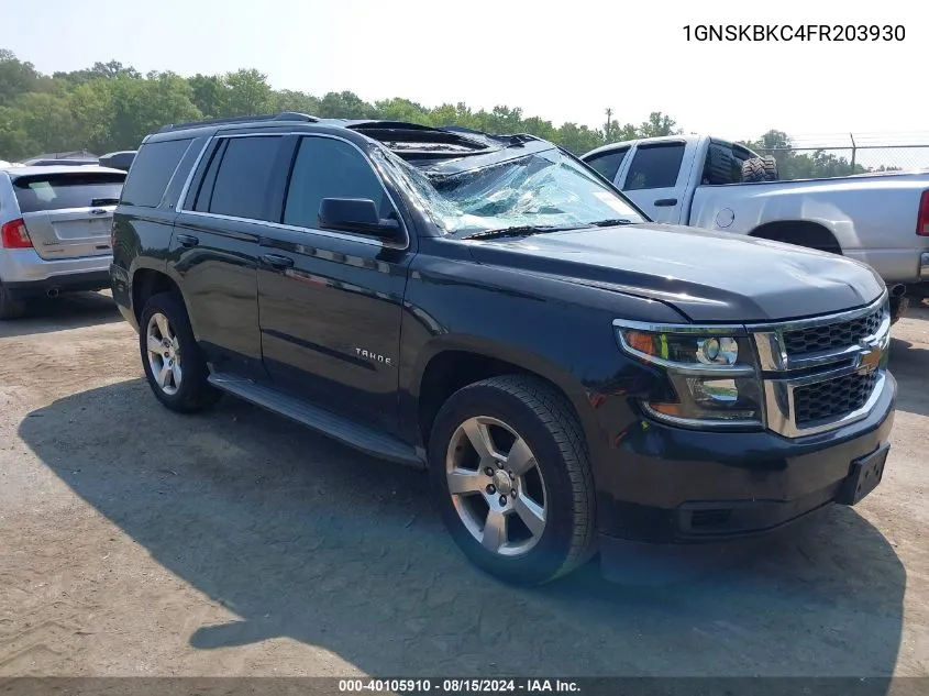 1GNSKBKC4FR203930 2015 Chevrolet Tahoe Lt