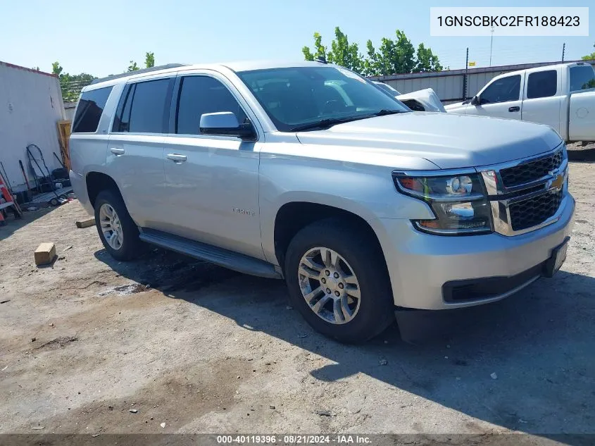 2015 Chevrolet Tahoe Lt VIN: 1GNSCBKC2FR188423 Lot: 40119396