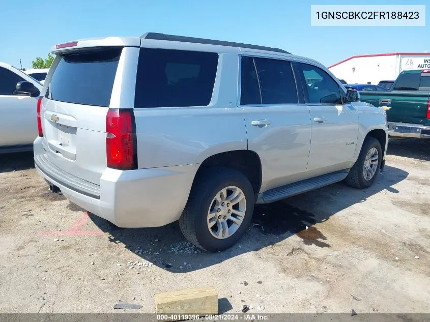 1GNSCBKC2FR188423 2015 Chevrolet Tahoe Lt