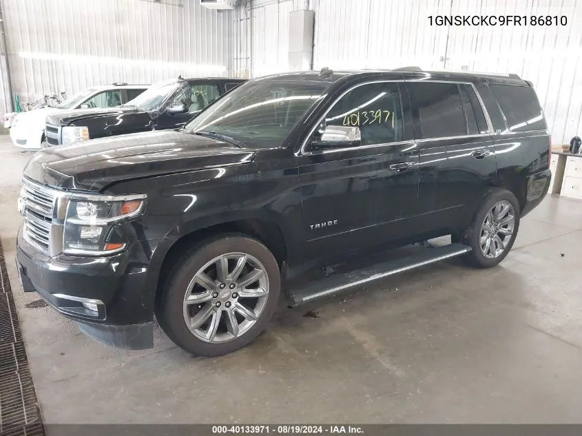 1GNSKCKC9FR186810 2015 Chevrolet Tahoe Ltz