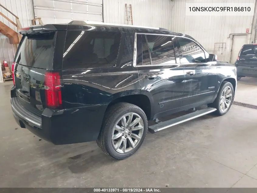 1GNSKCKC9FR186810 2015 Chevrolet Tahoe Ltz