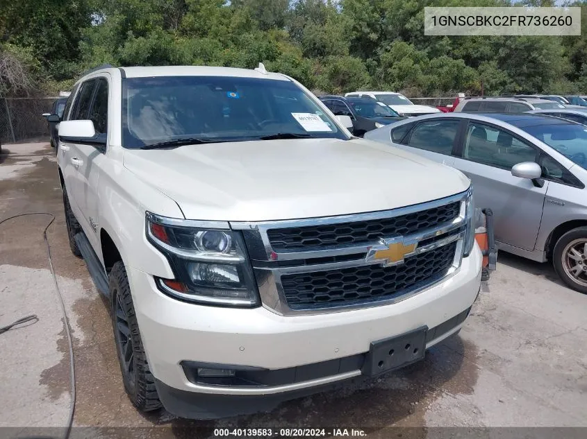 1GNSCBKC2FR736260 2015 Chevrolet Tahoe Lt