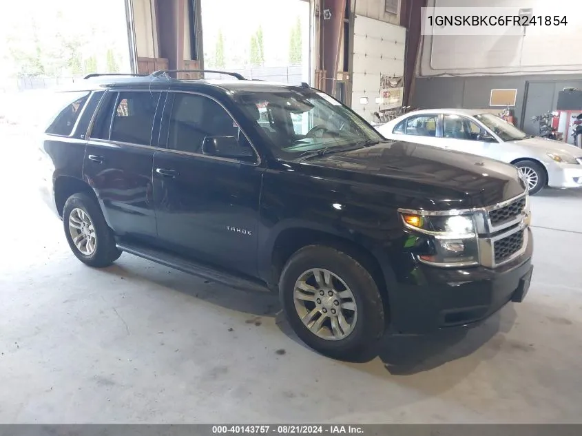 1GNSKBKC6FR241854 2015 Chevrolet Tahoe K1500 Lt