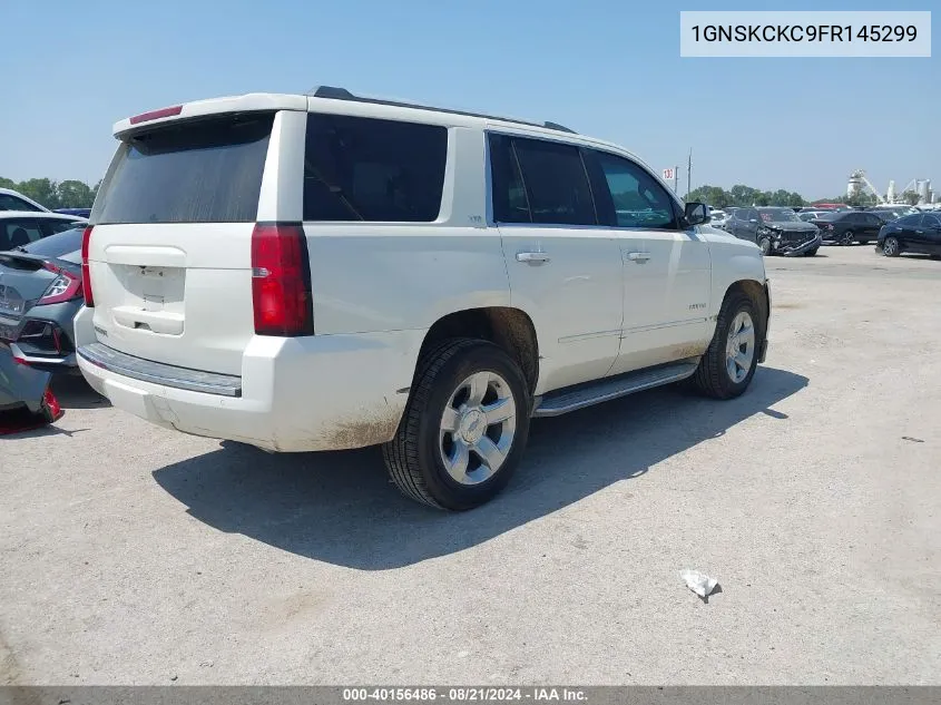 2015 Chevrolet Tahoe Ltz VIN: 1GNSKCKC9FR145299 Lot: 40156486