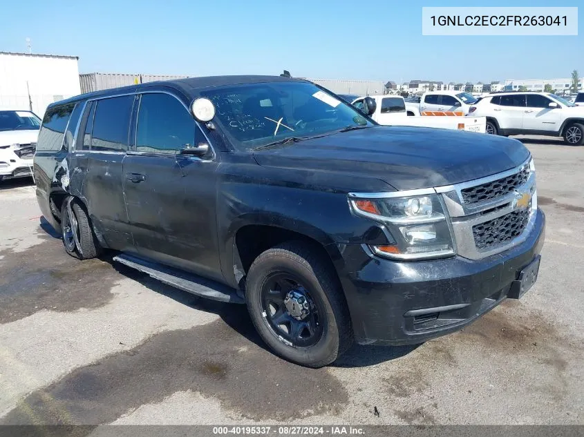 2015 Chevrolet Tahoe Commercial Fleet VIN: 1GNLC2EC2FR263041 Lot: 40195337