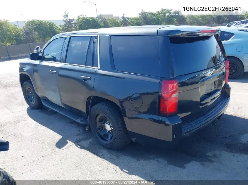 1GNLC2EC2FR263041 2015 Chevrolet Tahoe Commercial Fleet