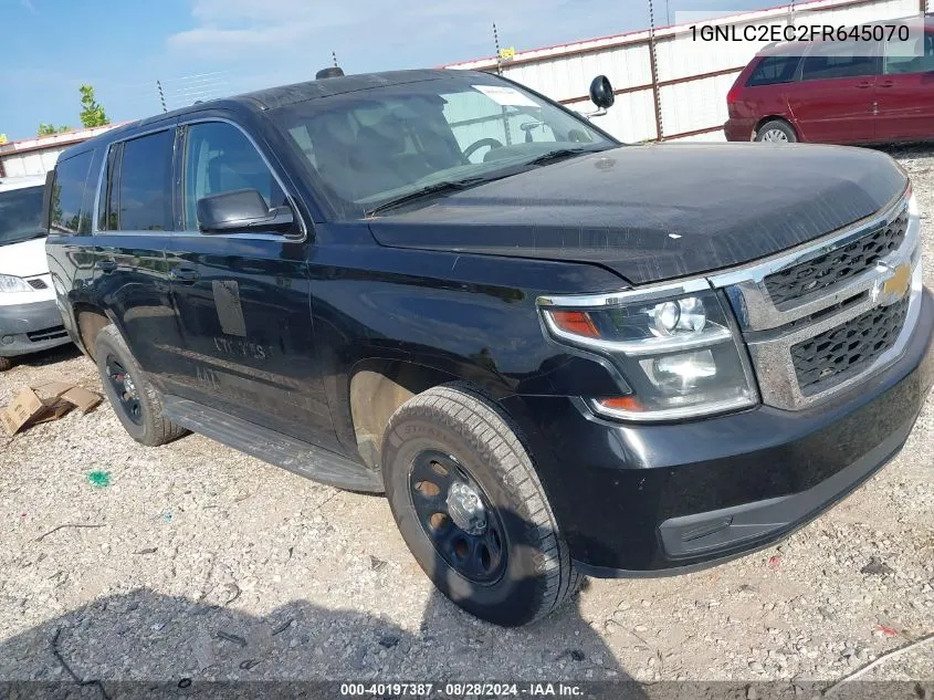 2015 Chevrolet Tahoe Commercial Fleet VIN: 1GNLC2EC2FR645070 Lot: 40197387