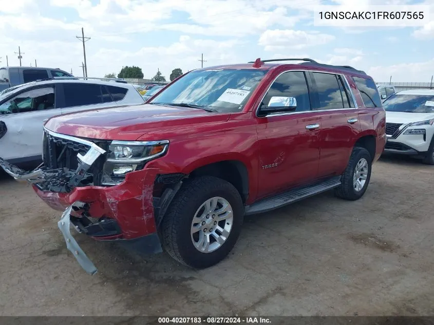 2015 Chevrolet Tahoe Ls VIN: 1GNSCAKC1FR607565 Lot: 40207183