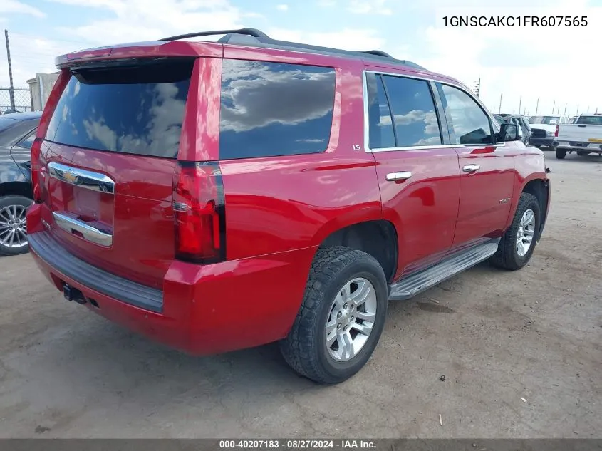 1GNSCAKC1FR607565 2015 Chevrolet Tahoe Ls