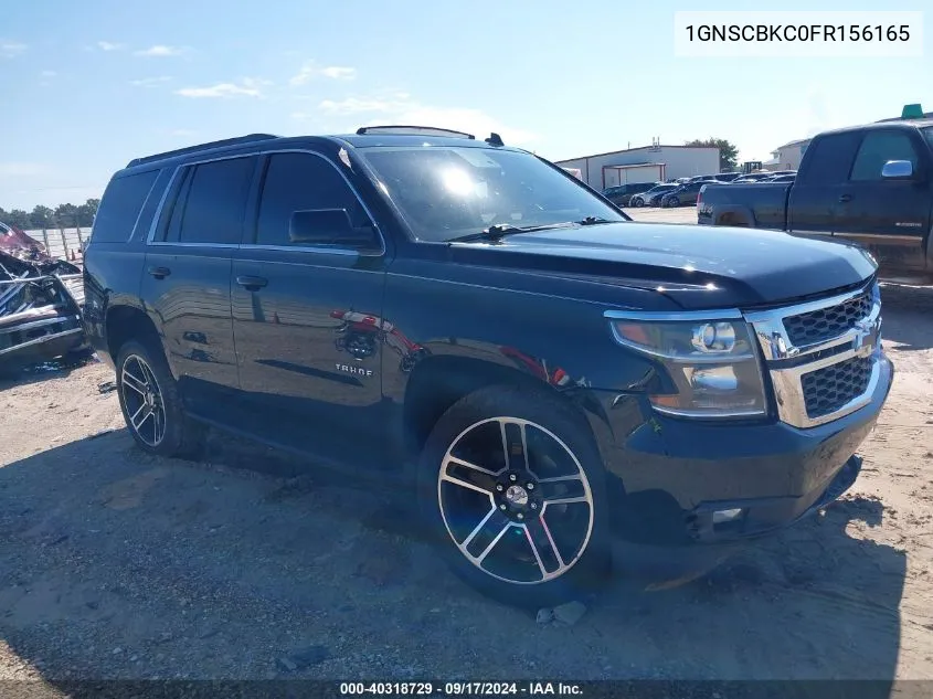 1GNSCBKC0FR156165 2015 Chevrolet Tahoe Lt