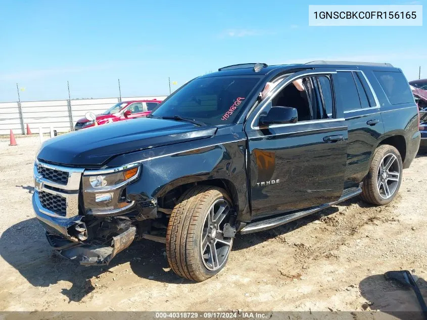 1GNSCBKC0FR156165 2015 Chevrolet Tahoe Lt