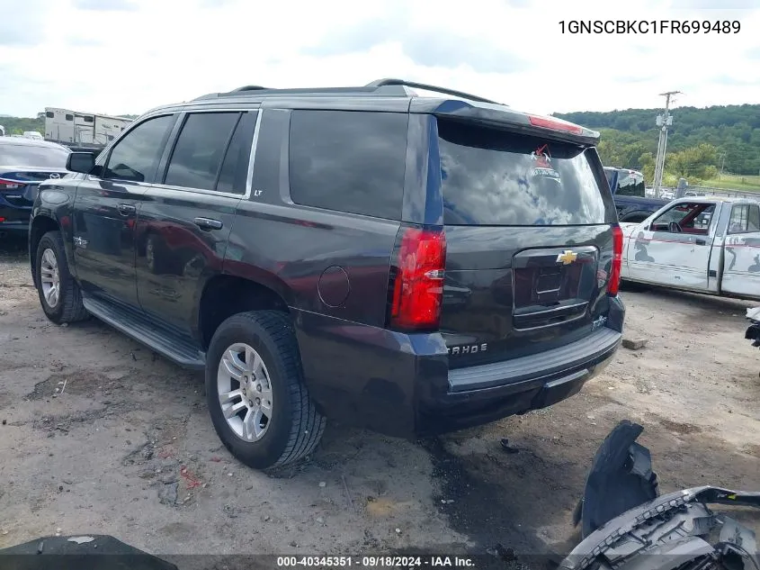 1GNSCBKC1FR699489 2015 Chevrolet Tahoe Lt