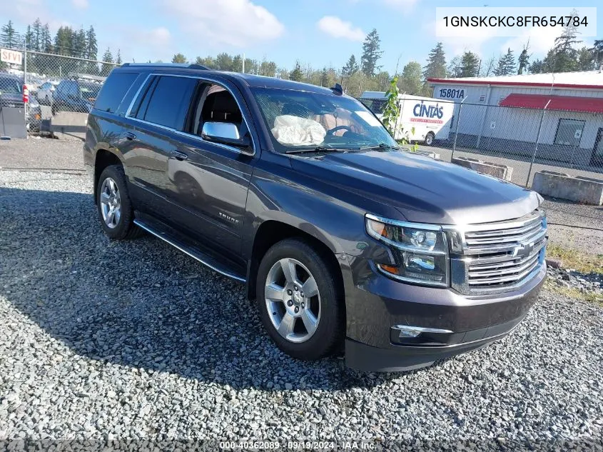 2015 Chevrolet Tahoe Ltz VIN: 1GNSKCKC8FR654784 Lot: 40362089