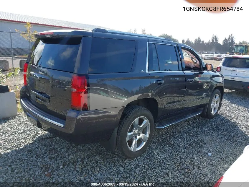 2015 Chevrolet Tahoe Ltz VIN: 1GNSKCKC8FR654784 Lot: 40362089