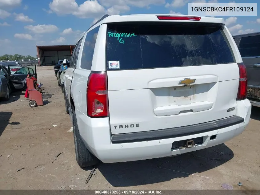 1GNSCBKC4FR109124 2015 Chevrolet Tahoe Lt