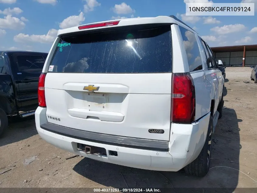 1GNSCBKC4FR109124 2015 Chevrolet Tahoe Lt