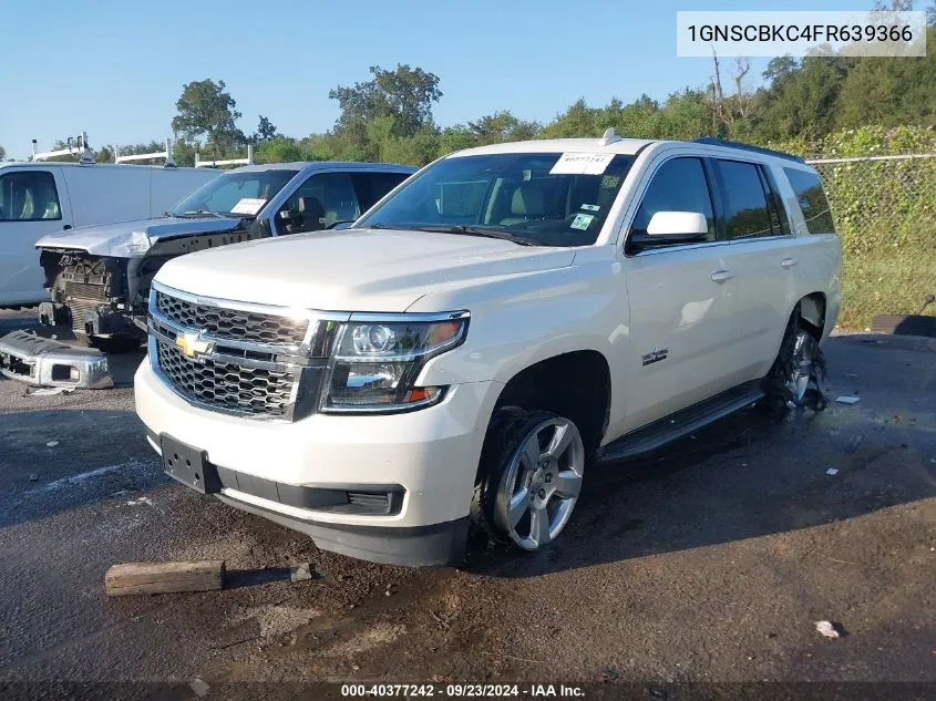 2015 Chevrolet Tahoe Lt VIN: 1GNSCBKC4FR639366 Lot: 40377242