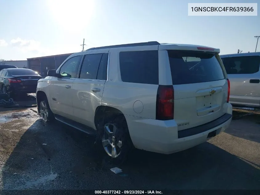 1GNSCBKC4FR639366 2015 Chevrolet Tahoe Lt