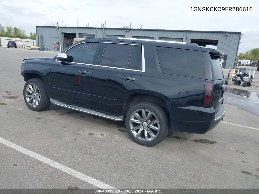 2015 Chevrolet Tahoe Ltz VIN: 1GNSKCKC9FR286616 Lot: 40399829