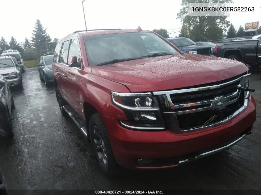 1GNSKBKC0FR582263 2015 Chevrolet Tahoe Lt