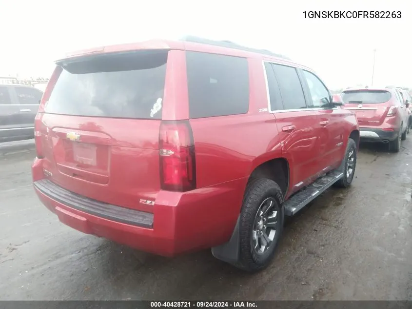 1GNSKBKC0FR582263 2015 Chevrolet Tahoe Lt