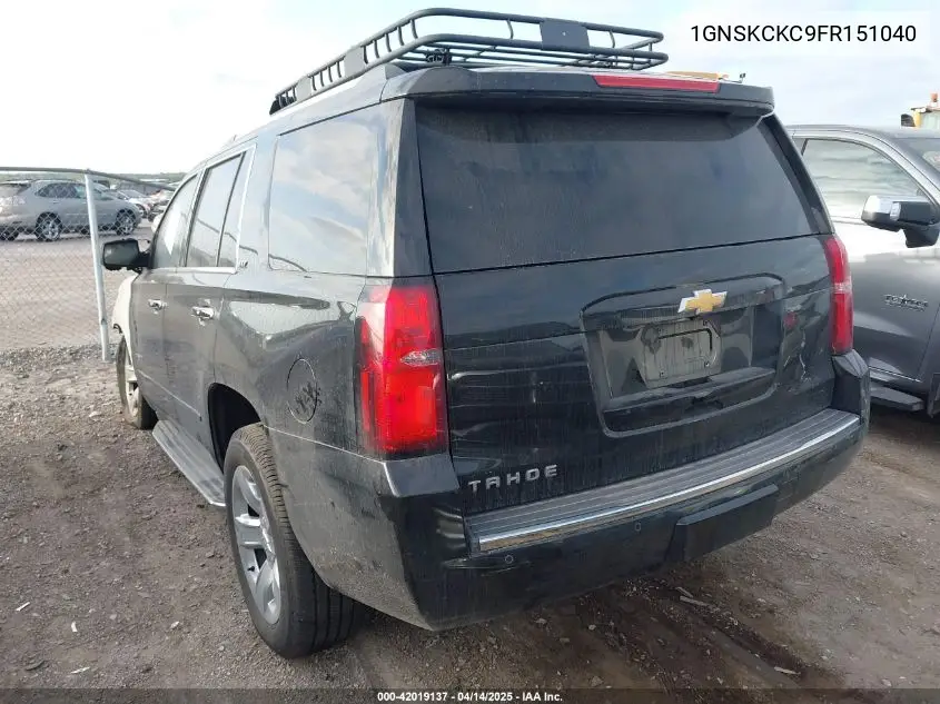 1GNSKCKC9FR151040 2015 Chevrolet Tahoe Ltz