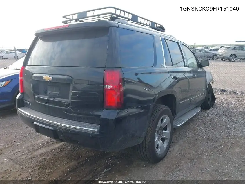 1GNSKCKC9FR151040 2015 Chevrolet Tahoe Ltz
