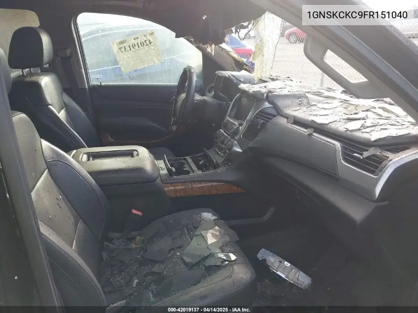 1GNSKCKC9FR151040 2015 Chevrolet Tahoe Ltz