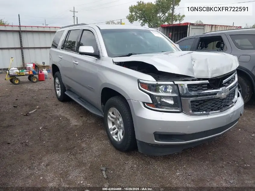 1GNSCBKCXFR722591 2015 Chevrolet Tahoe Lt