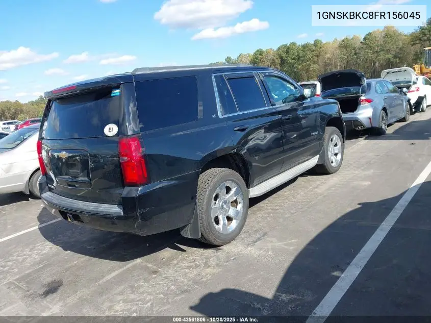 1GNSKBKC8FR156045 2015 Chevrolet Tahoe Lt