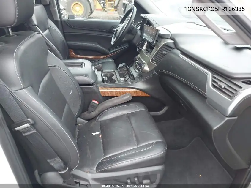 1GNSKCKC5FR106385 2015 Chevrolet Tahoe Ltz