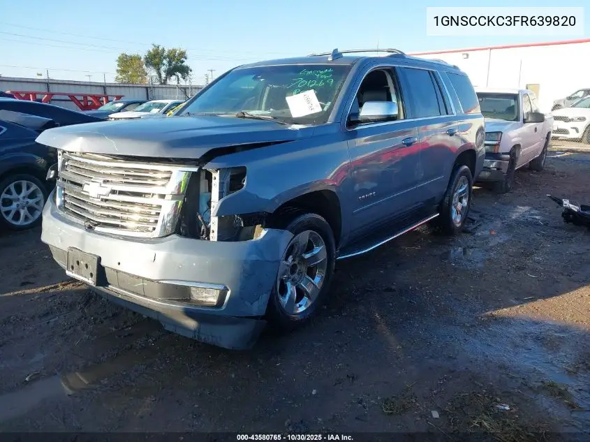 1GNSCCKC3FR639820 2015 Chevrolet Tahoe Ltz