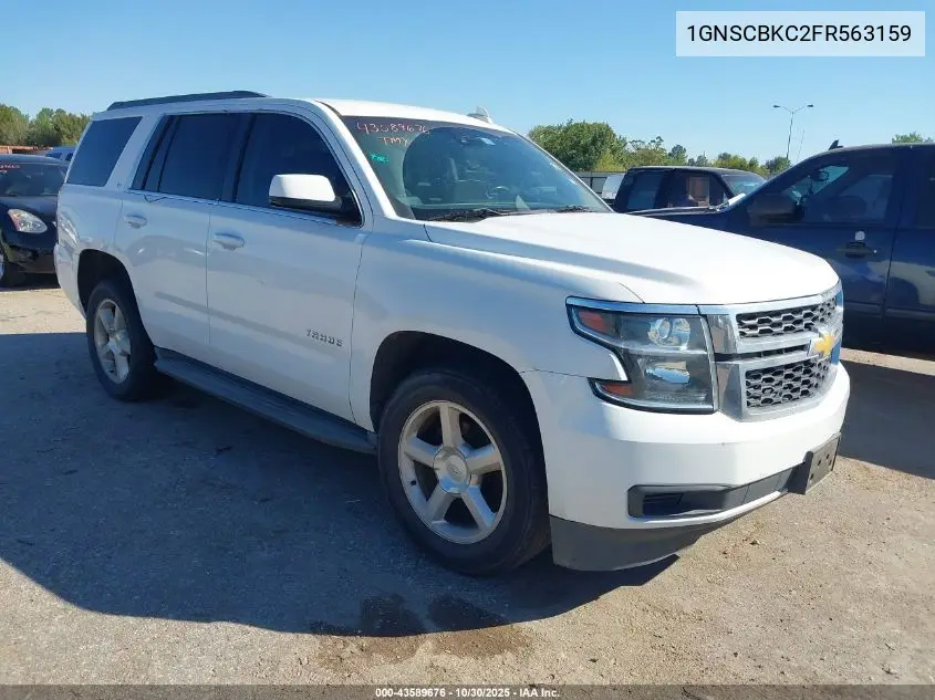 1GNSCBKC2FR563159 2015 Chevrolet Tahoe Lt