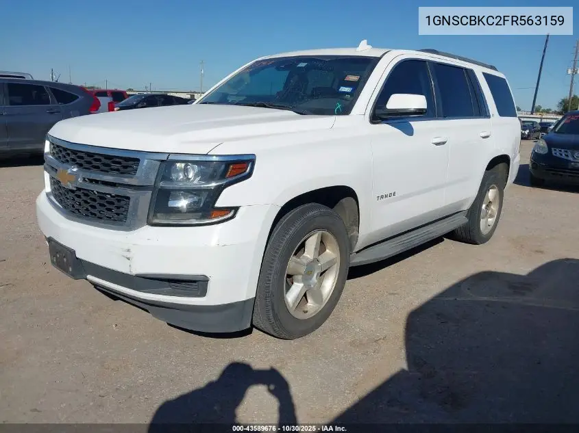 1GNSCBKC2FR563159 2015 Chevrolet Tahoe Lt
