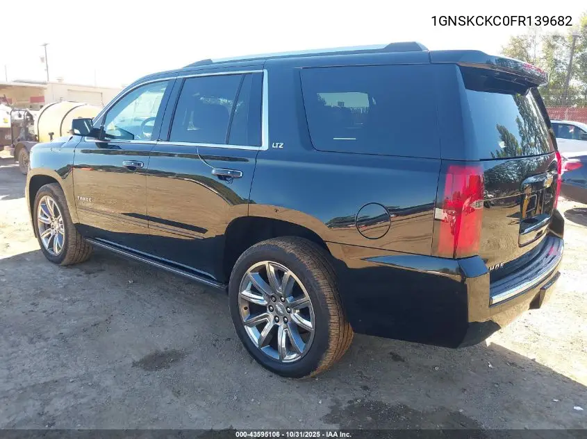 1GNSKCKC0FR139682 2015 Chevrolet Tahoe Ltz