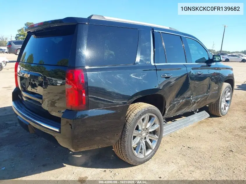 1GNSKCKC0FR139682 2015 Chevrolet Tahoe Ltz