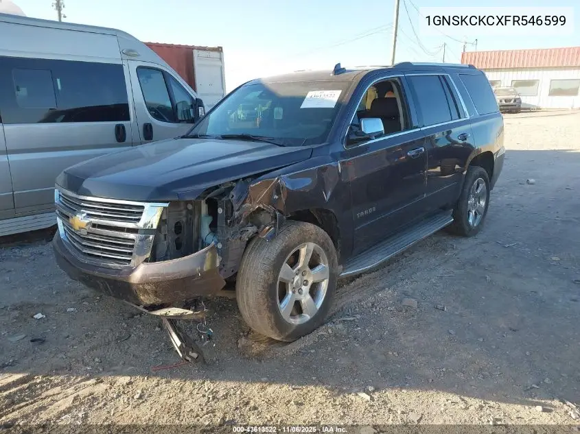 1GNSKCKCXFR546599 2015 Chevrolet Tahoe Ltz