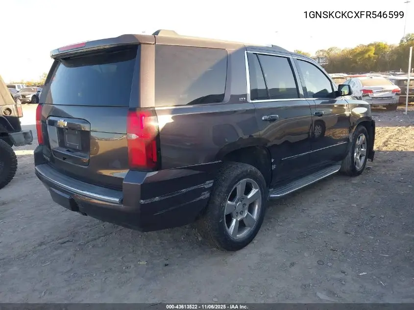 1GNSKCKCXFR546599 2015 Chevrolet Tahoe Ltz