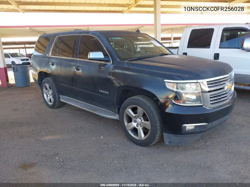 1GNSCCKC0FR256028 2015 Chevrolet Tahoe Ltz