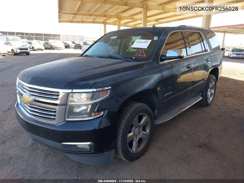 1GNSCCKC0FR256028 2015 Chevrolet Tahoe Ltz