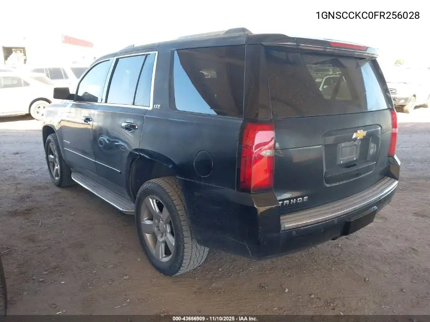 1GNSCCKC0FR256028 2015 Chevrolet Tahoe Ltz