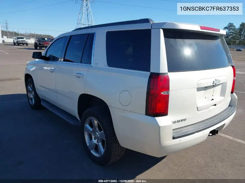 1GNSCBKC7FR637353 2015 Chevrolet Tahoe Lt