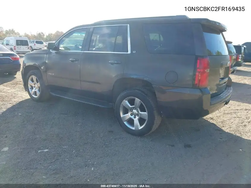 1GNSCBKC2FR169435 2015 Chevrolet Tahoe Lt