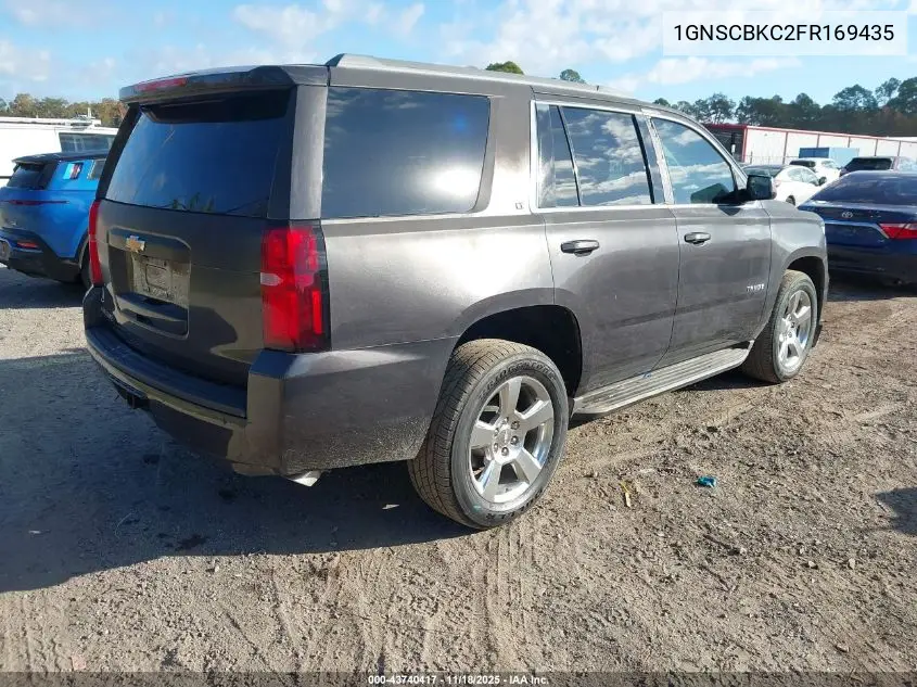 1GNSCBKC2FR169435 2015 Chevrolet Tahoe Lt