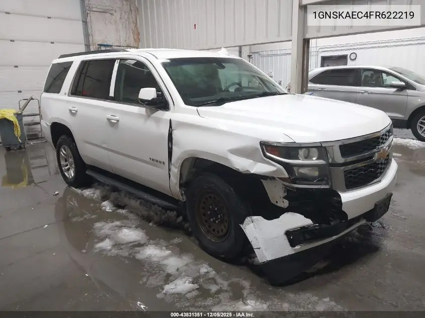 1GNSKAEC4FR622219 2015 Chevrolet Tahoe Ls