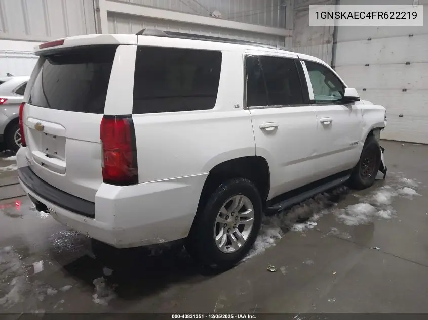 1GNSKAEC4FR622219 2015 Chevrolet Tahoe Ls